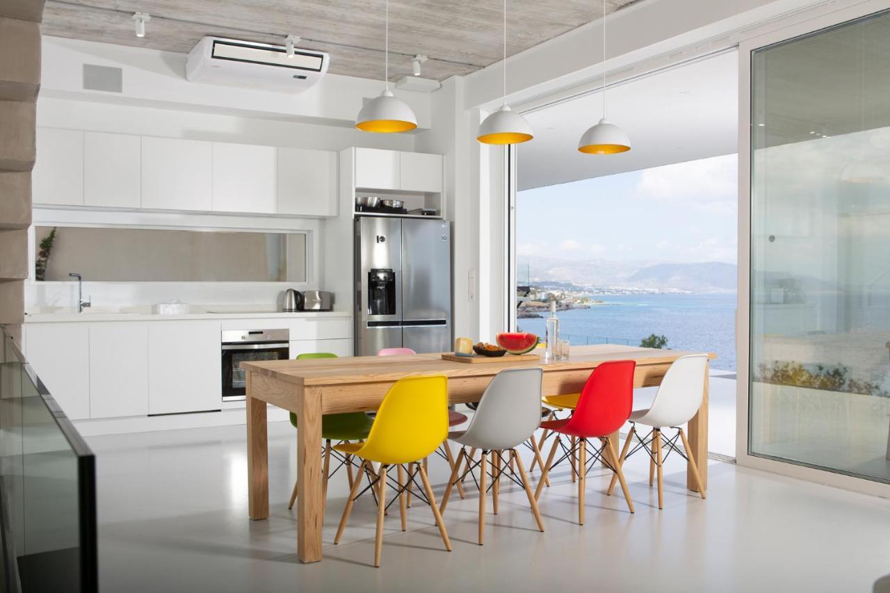 Kuro Beach House - Oceanfront Luxury & 25M Pool Achlia Dış mekan fotoğraf