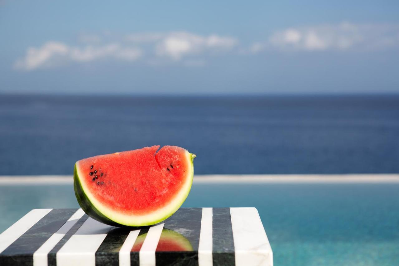 Kuro Beach House - Oceanfront Luxury & 25M Pool Achlia Dış mekan fotoğraf